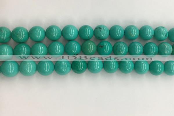 CWB866 15.5 inches 10mm round howlite turquoise beads wholesale