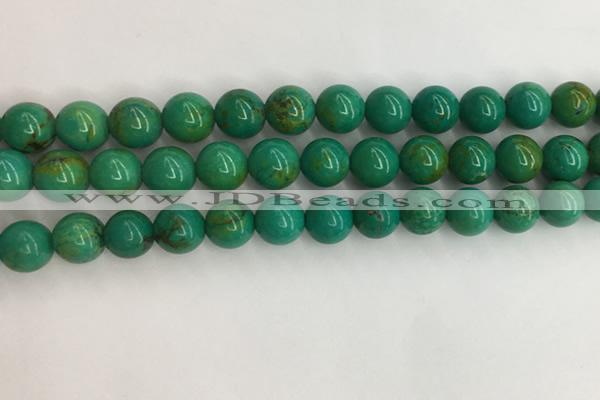 CWB871 15.5 inches 8mm round howlite turquoise beads wholesale