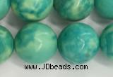 CWB878 15.5 inches 10mm round howlite turquoise beads wholesale