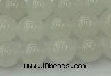 CWH53 15.5 inches 10mm round white jade beads wholesale