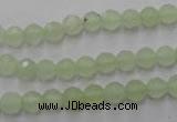 CXJ101 15.5 inches 6mm faceted round New jade beads wholesale