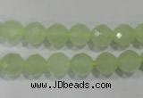 CXJ152 15.5 inches 8mm faceted round New jade beads wholesale