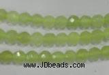 CXJ161 15.5 inches 6mm faceted round New jade beads wholesale