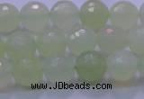 CXJ220 15.5 inches 10mm faceted round New jade beads wholesale