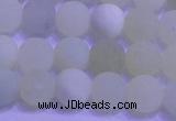 CXJ302 15.5 inches 8mm round matte New jade beads wholesale