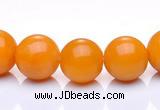 CYJ09 16 inches 4mm round yellow jade gemstone beads Wholesale