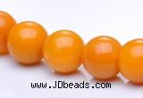 CYJ14 16 inches 12mm round yellow jade gemstone beads Wholesale