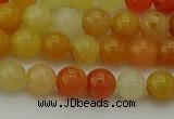 CYJ621 15.5 inches 6mm round yellow jade beads wholesale