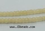 CYJ63 15.5 inches 6*7mm vase-shaped yellow jade gemstone beads wholesale