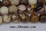 CZJ271 15.5 inches 6mm round zebra jasper beads wholesale