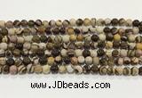 CZJ420 15.5 inches 4mm round Australian zebra jasper beads wholesale