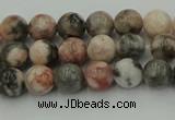 CZJ550 15.5 inches 4mm round pink zebra jasper beads wholesale