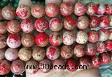 DEBS08 15 inches 12mm round sea sediment Jasper beads wholesale