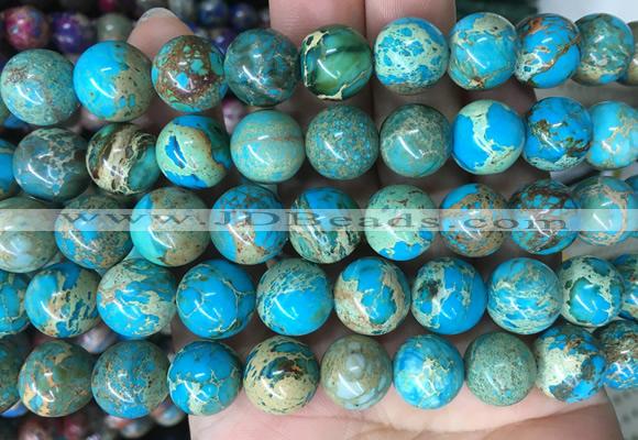 DEBS09 15 inches 12mm round sea sediment Jasper beads wholesale