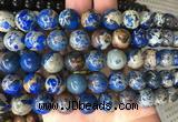 DEBS12 15 inches 12mm round sea sediment Jasper beads wholesale