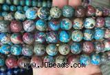 DEBS15 15 inches 12mm round sea sediment Jasper beads wholesale