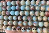 DEBS17 15 inches 12mm round synthetic sea sediment Jasper beads wholesale