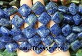 DOBS20 15 inches 15mm diamond sodalite gemstone beads wholesale