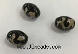 DZI340 10*14mm drum tibetan agate dzi beads wholesale