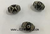 DZI346 10*14mm drum tibetan agate dzi beads wholesale