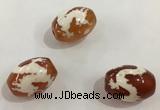 DZI371 10*14mm drum tibetan agate dzi beads wholesale