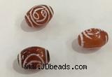 DZI377 10*14mm drum tibetan agate dzi beads wholesale