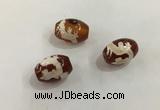 DZI390 10*14mm drum tibetan agate dzi beads wholesale