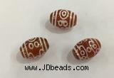 DZI392 10*14mm drum tibetan agate dzi beads wholesale