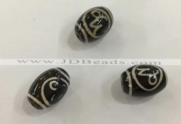 DZI408 10*14mm drum tibetan agate dzi beads wholesale