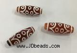 DZI420 10*28mm drum tibetan agate dzi beads wholesale