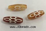 DZI421 10*28mm drum tibetan agate dzi beads wholesale