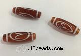 DZI431 10*30mm drum tibetan agate dzi beads wholesale