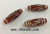 DZI433 10*30mm drum tibetan agate dzi beads wholesale