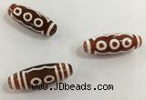 DZI450 10*30mm drum tibetan agate dzi beads wholesale