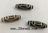 DZI455 10*30mm drum tibetan agate dzi beads wholesale