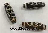 DZI462 10*30mm drum tibetan agate dzi beads wholesale