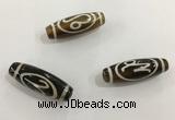 DZI466 10*30mm drum tibetan agate dzi beads wholesale