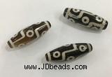 DZI475 10*30mm drum tibetan agate dzi beads wholesale