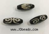 DZI493 10*30mm drum tibetan agate dzi beads wholesale