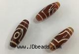 DZI518 10*28mm drum tibetan agate dzi beads wholesale