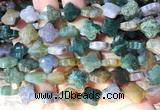 FGBS248 15 inches 13mm faceted 4 leaf clover indian agate beads wholesale