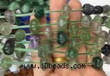 FGBS83 15 inches 10mm carved skull fluorite beads wholesale