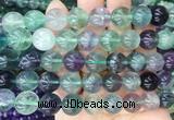 FLBS10 15 inches 12mm round fluorite gemstone beads wholesale