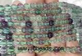 FLBS15 15 inches 6mm round fluorite gemstone beads wholesale