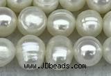 FWP36 14.5 inches 5mm - 6mm potato white freshwater pearl strands