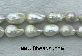 FWP366 15 inches 16mm - 18mm baroque freshwater nucleated pearl beads