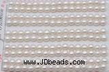 FWP454 half-drilled 5-5.5mm bread freshwater pearl beads