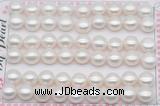 FWP463 half-drilled 9.5-10mm bread freshwater pearl beads