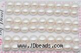 FWP464 half-drilled 10-10.5mm bread freshwater pearl beads