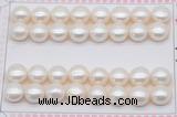 FWP465 half-drilled 10.5-11mm bread freshwater pearl beads